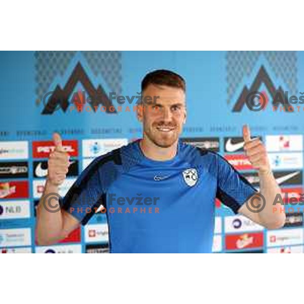 Domen Crnigoj of Slovenia Football team during practice session at NNC Brdo on May 30, 2022 