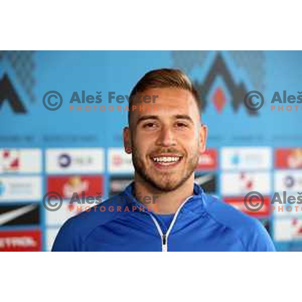 Sandi Lovric 0f Slovenia Football team during practice session at NNC Brdo on May 30, 2022 
