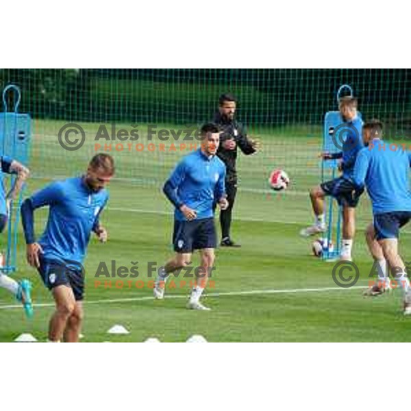 Gregor Sikosek of Slovenia Football team during practice session at NNC Brdo on May 30, 2022 