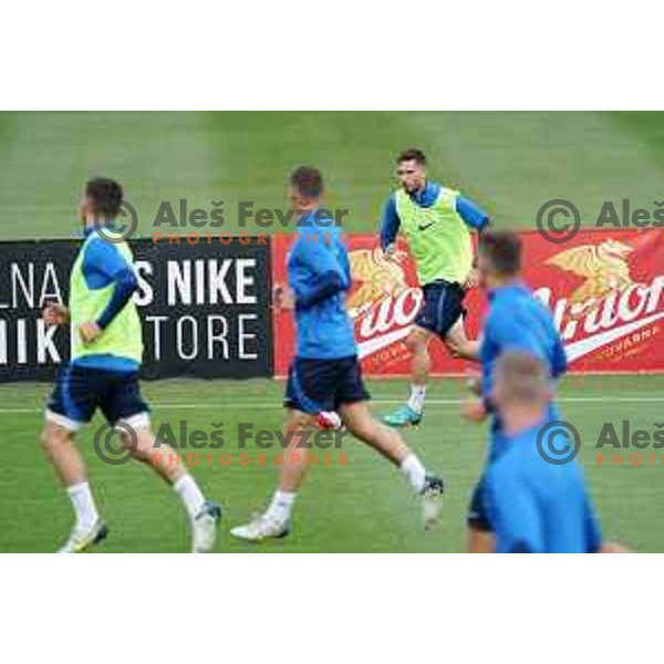 of Slovenia Football team during practice session at NNC Brdo on May 30, 2022
