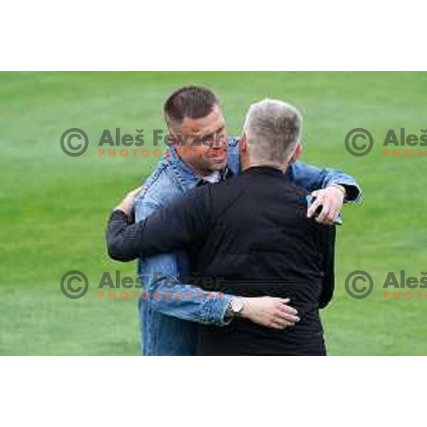 Josip Ilicic at Slovenia Football team practice session at NNC Brdo on May 30, 2022 