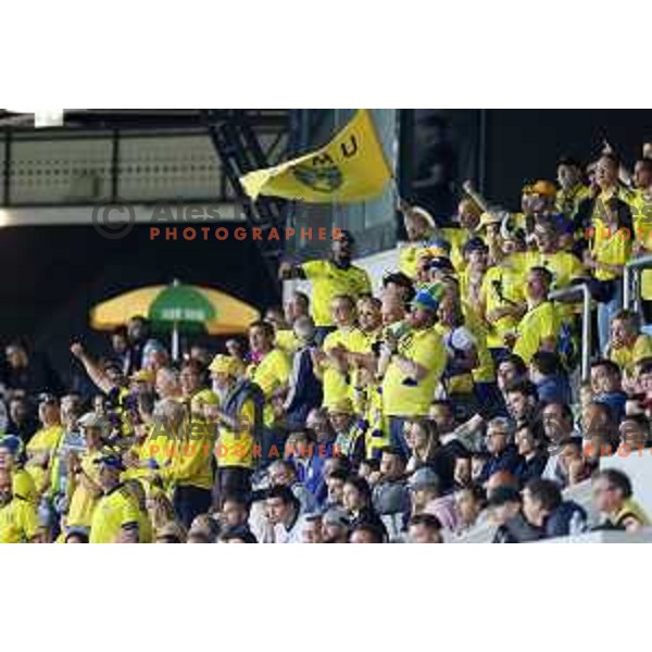 action during UEFA Nations league football match between Slovenia and Sweden in SRC Stozice, Ljubljana, Slovenia on June 2, 2022