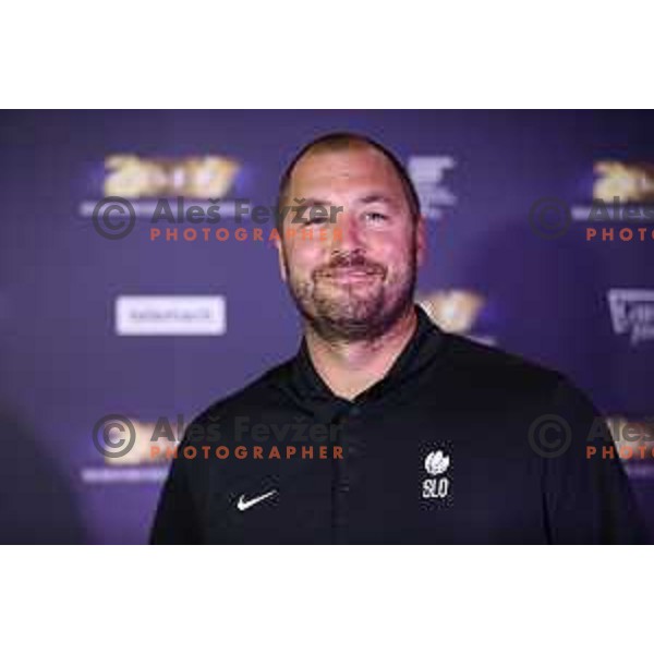 Marko Milic at Official Premiere of 2017 Basketball movie in Arena Stozice, Ljubljana, Slovenia on June 3, 2022