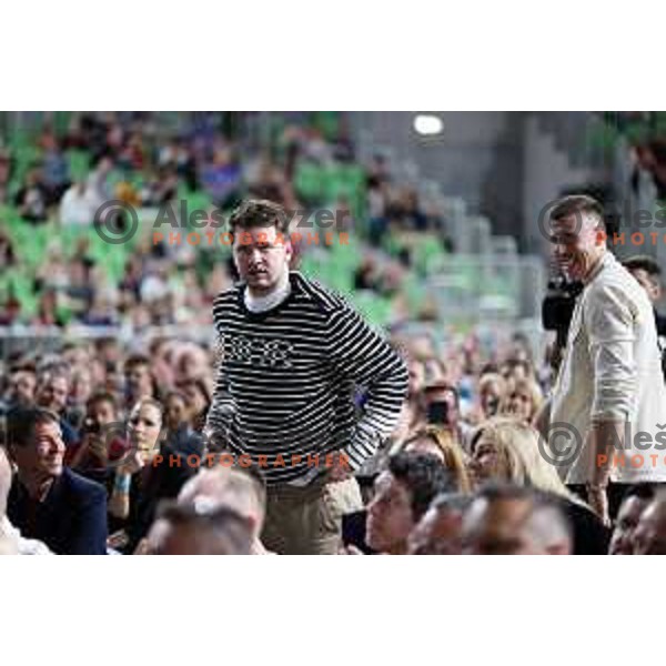 Luka Doncic at Official Premiere of 2017 Basketball movie in Arena Stozice, Ljubljana, Slovenia on June 3, 2022