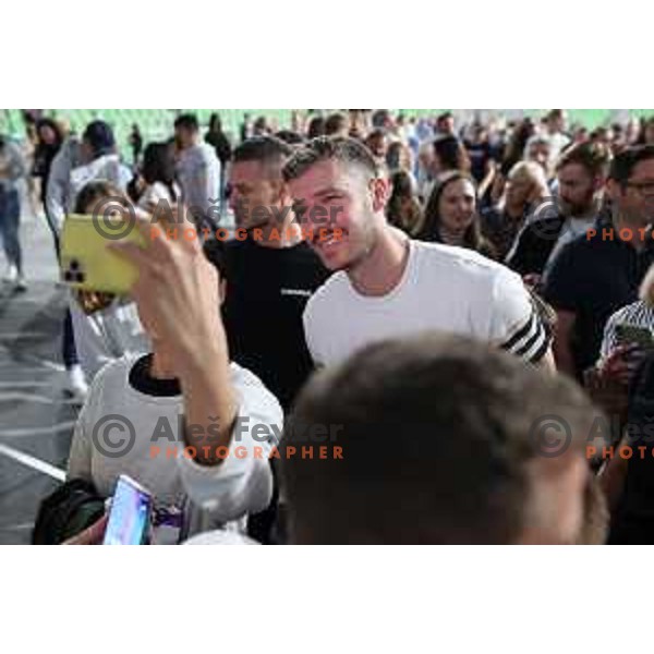 Goran Dragic at Official Premiere of 2017 Basketball movie in Arena Stozice, Ljubljana, Slovenia on June 3, 2022