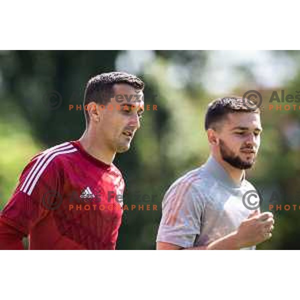 Marko Zalokal during first training at Ljudski vrt, Maribor, Slovenia on June 6, 2022. Photo: Jure Banfi/www.alesfevzer.com