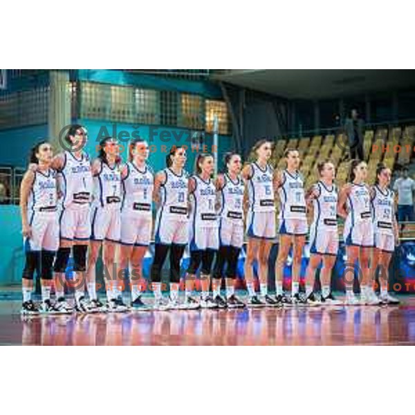 in action during women’s friendly basketball match between Slovenia and Greece in Dvorana Lukna, Maribor, Slovenia on June 9, 2022. Photo: Jure Banfi/www.alesfevzer.com