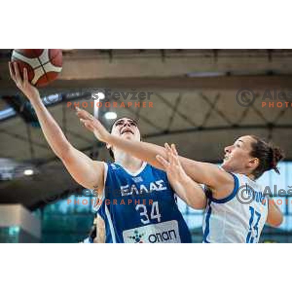 in action during women’s friendly basketball match between Slovenia and Greece in Dvorana Lukna, Maribor, Slovenia on June 9, 2022. Photo: Jure Banfi/www.alesfevzer.com