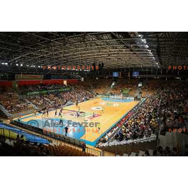 in action during friendly match between Celje Pivovarna Lasko and Barcelona in Celje, Slovenia on June 11, 2022