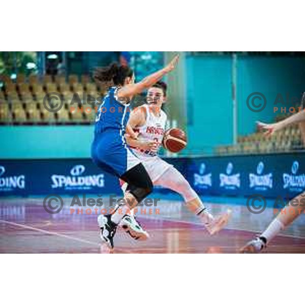 in action during women’s friendly basketball match between Slovenia and Croatia in Dvorana Lukna, Maribor, Slovenia on June 11, 2022. Photo: Jure Banfi/www.alesfevzer.com