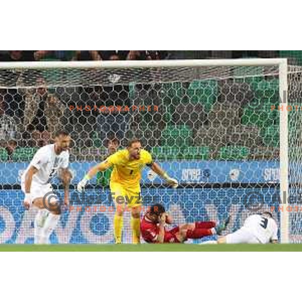 Jan Oblak during UEFA Nations league football match between Slovenia and Serbia in SRC Stozice, Ljubljana, Slovenia on June 12, 2022 