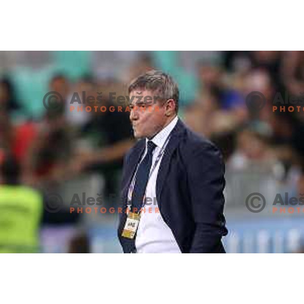 Dragan Piksi Stojkovic, head coach of Serbia during UEFA Nations league football match between Slovenia and Serbia in SRC Stozice, Ljubljana, Slovenia on June 12, 2022 
