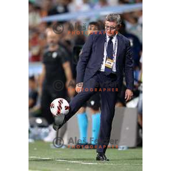 Dragan Piksi Stojkovic, head coach of Serbia during UEFA Nations league football match between Slovenia and Serbia in SRC Stozice, Ljubljana, Slovenia on June 12, 2022 