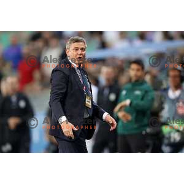 Dragan Piksi Stojkovic, head coach of Serbia during UEFA Nations league football match between Slovenia and Serbia in SRC Stozice, Ljubljana, Slovenia on June 12, 2022 