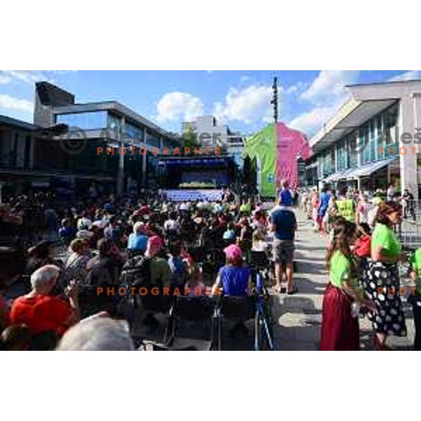 During press conference in Nova Gorica before start of professional cycling race Dirka po Sloveniji- Tour of Slovenia on June 14, 2022