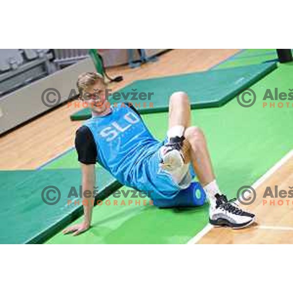 Slovenia basketball team practice in Stozice, Ljubljana on June 15, 2022