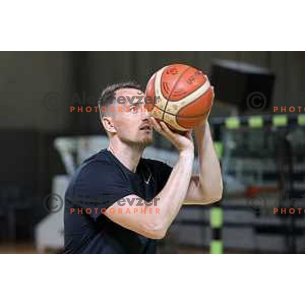 Slovenia basketball team practice in Stozice, Ljubljana on June 15, 2022