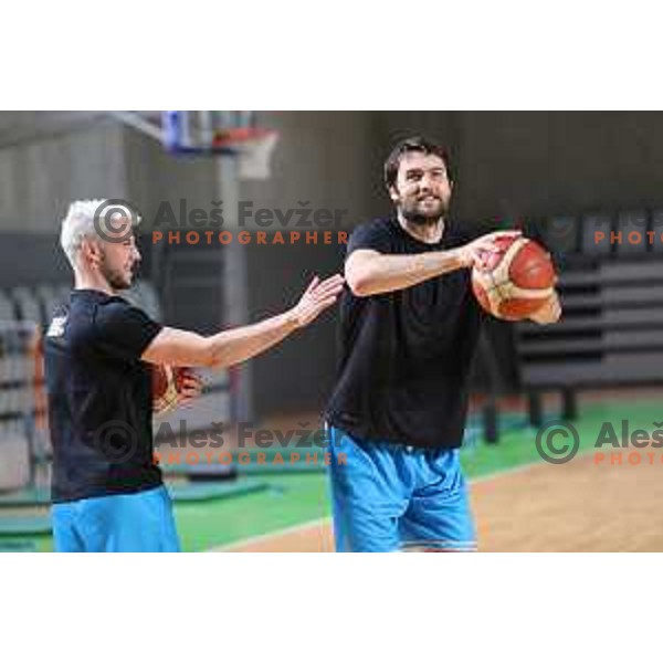 Slovenia basketball team practice in Stozice, Ljubljana on June 15, 2022