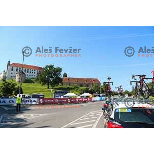At second stage of professional cycling race Dirka po Sloveniji- Tour of Slovenia from Ptuj to Rogaska Slatina on June 16, 2022