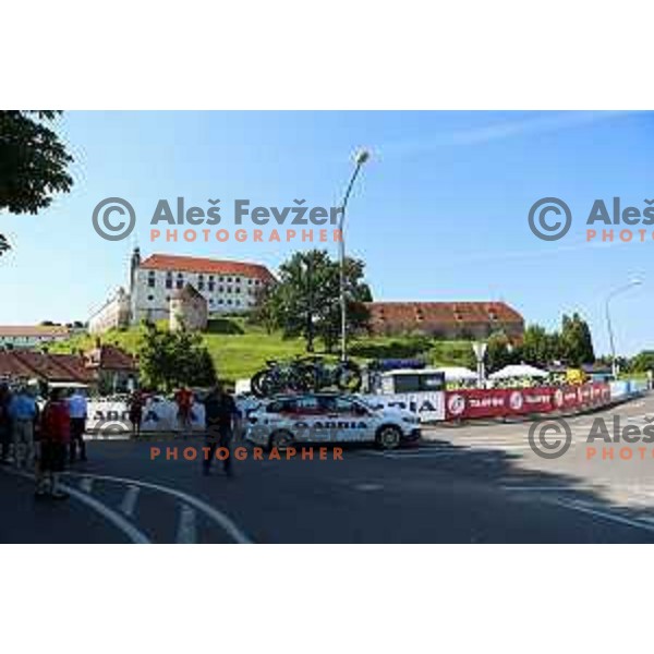 At second stage of professional cycling race Dirka po Sloveniji- Tour of Slovenia from Ptuj to Rogaska Slatina on June 16, 2022