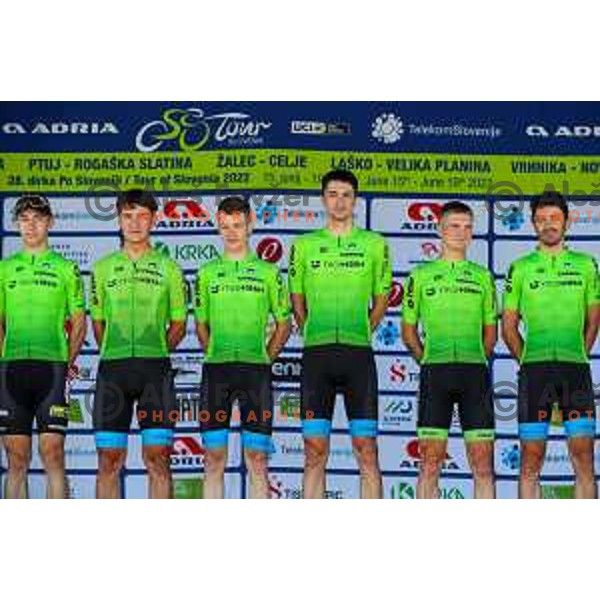 At second stage of professional cycling race Dirka po Sloveniji- Tour of Slovenia from Ptuj to Rogaska Slatina on June 16, 2022