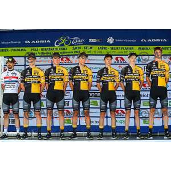 At second stage of professional cycling race Dirka po Sloveniji- Tour of Slovenia from Ptuj to Rogaska Slatina on June 16, 2022