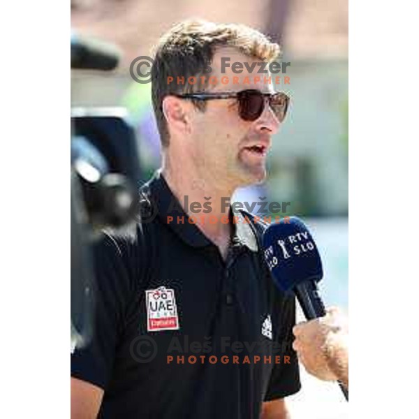 Domen Novak at second stage of professional cycling race Dirka po Sloveniji- Tour of Slovenia from Ptuj to Rogaska Slatina on June 16, 2022