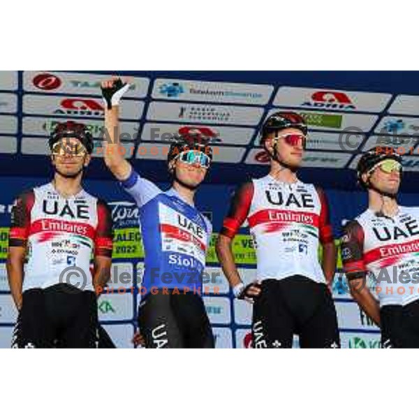 Tadej Pogacar at second stage of professional cycling race Dirka po Sloveniji- Tour of Slovenia from Ptuj to Rogaska Slatina on June 16, 2022