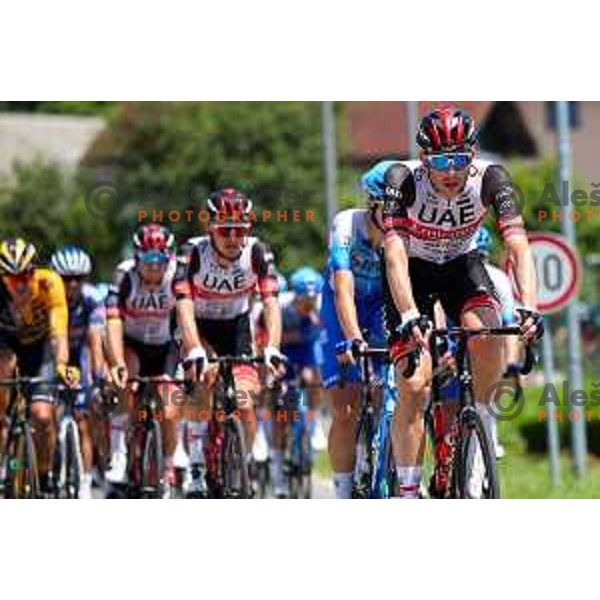 At second stage of professional cycling race Dirka po Sloveniji- Tour of Slovenia from Ptuj to Rogaska Slatina on June 16, 2022