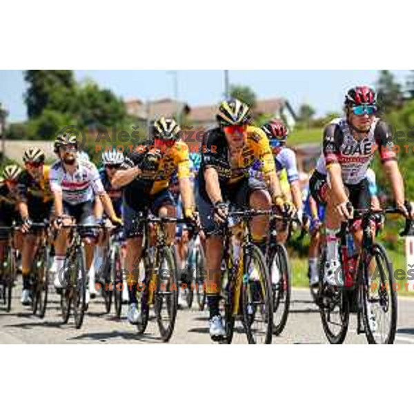 At second stage of professional cycling race Dirka po Sloveniji- Tour of Slovenia from Ptuj to Rogaska Slatina on June 16, 2022