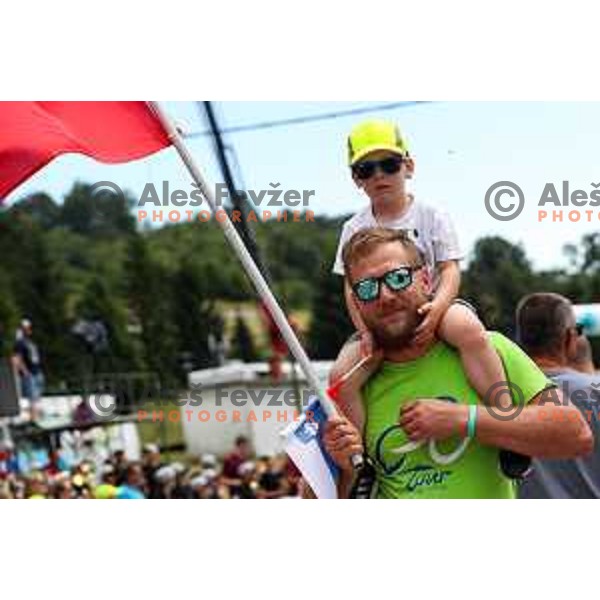 At second stage of professional cycling race Dirka po Sloveniji- Tour of Slovenia from Ptuj to Rogaska Slatina on June 16, 2022