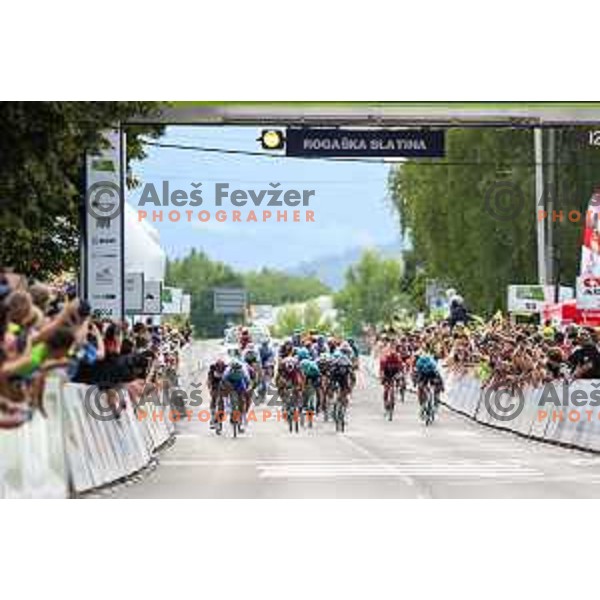 At second stage of professional cycling race Dirka po Sloveniji- Tour of Slovenia from Ptuj to Rogaska Slatina on June 16, 2022