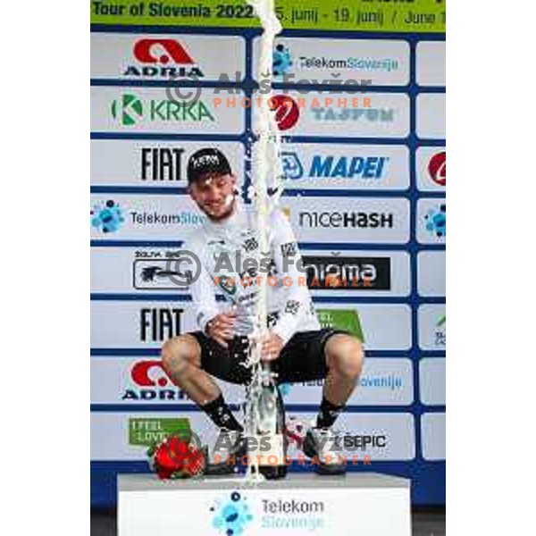 Vojtech Repa at second stage of professional cycling race Dirka po Sloveniji- Tour of Slovenia from Ptuj to Rogaska Slatina on June 16, 2022