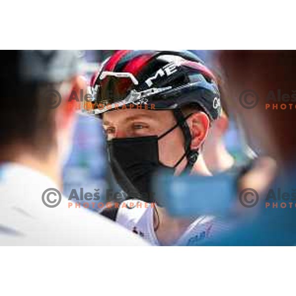 Tadej Pogacar at third stage of professional cycling race Dirka po Sloveniji- Tour of Slovenia from Zalec to Celje on June 17, 2022