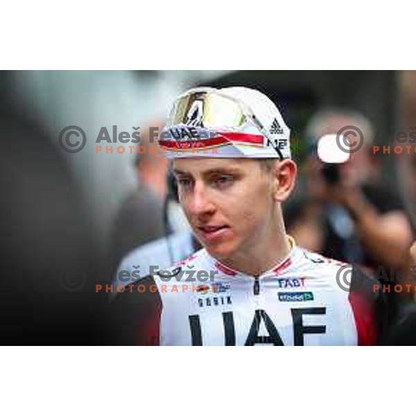 Tadej Pogacar, winner of third stage of professional cycling race Dirka po Sloveniji- Tour of Slovenia from Zalec to Celje on June 17, 2022