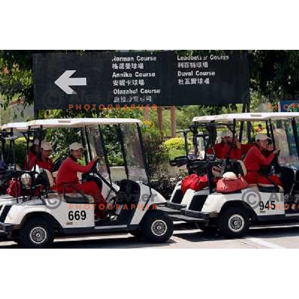 Mission hills golf estate with 10 world class golf courses, Shenzen, China 