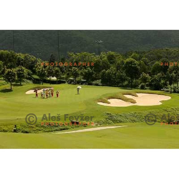 Mission hills golf estate with 10 world class golf courses, Shenzen, China 
