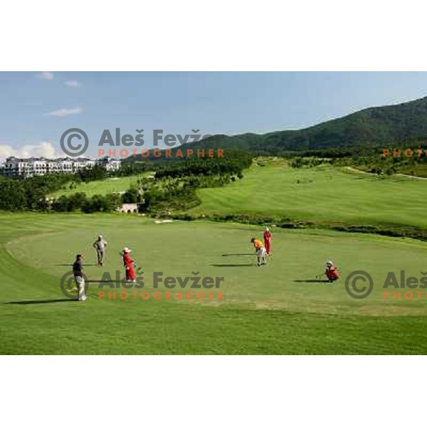Mission hills golf estate with 10 world class golf courses, Shenzen, China 
