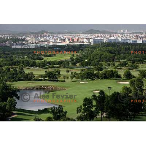 Mission hills golf estate with 10 world class golf courses, Shenzen, China 