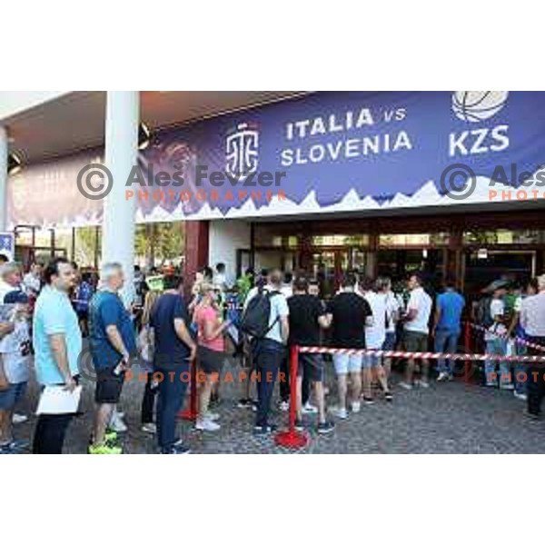 Basketball friendly match between Italy and Slovenia in Allianz Dome, Trieste, Italy on June 25, 2022