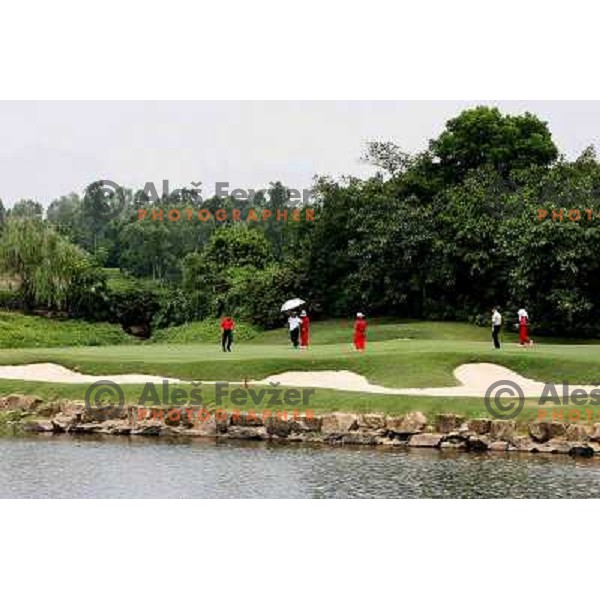 Mission hills golf estate with 10 world class golf courses, Shenzen, China 