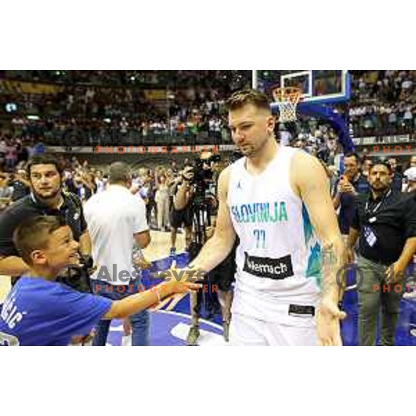 Luka Doncic during basketball friendly match between Italy and Slovenia in Allianz Dome, Trieste, Italy on June 25, 2022