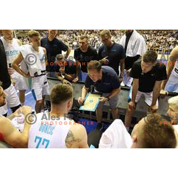 Aleksander Sekulic during basketball friendly match between Italy and Slovenia in Allianz Dome, Trieste, Italy on June 25, 2022
