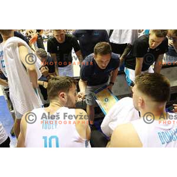 Aleksander Sekulic during basketball friendly match between Italy and Slovenia in Allianz Dome, Trieste, Italy on June 25, 2022