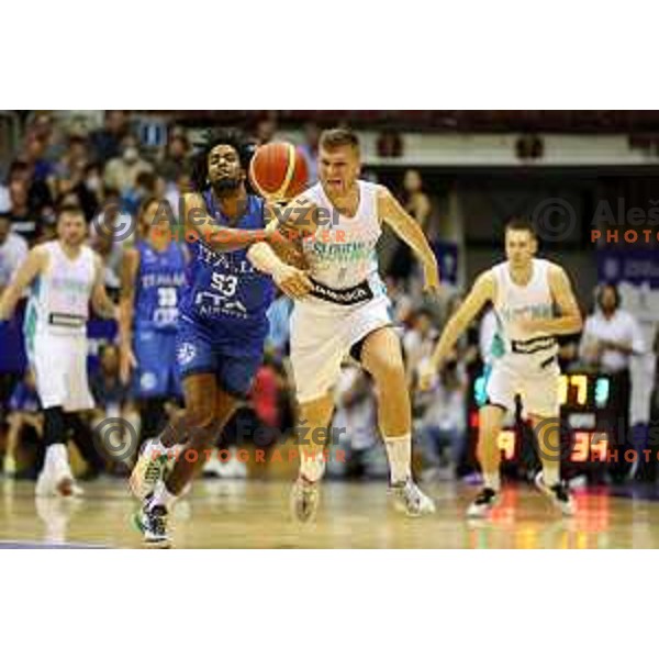Basketball friendly match between Italy and Slovenia in Allianz Dome, Trieste, Italy on June 25, 2022