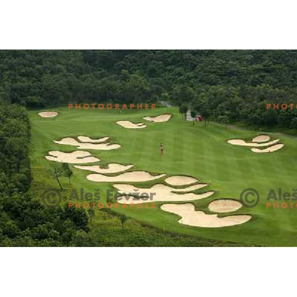 Mission hills golf estate with 10 world class golf courses, Shenzen, China 