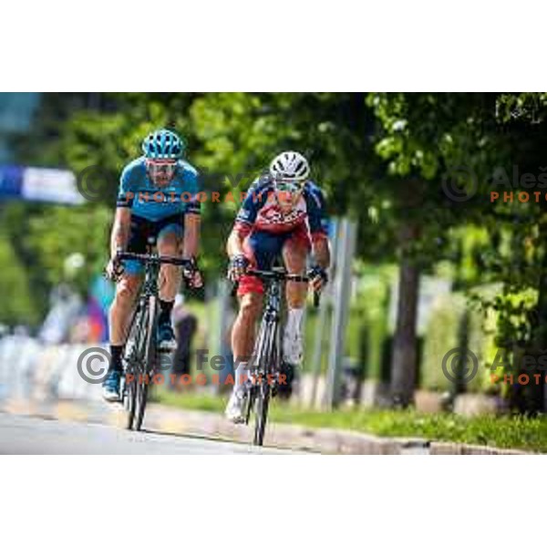 Kristjan Koren, winner of Road Race at Slovenian National Championship in Maribor, Slovenia on June 26, 2022