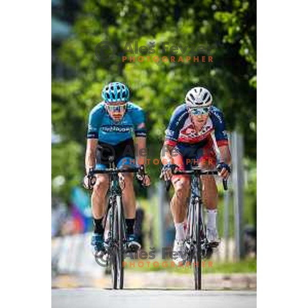 Kristjan Koren, winner of Road Race at Slovenian National Championship in Maribor, Slovenia on June 26, 2022