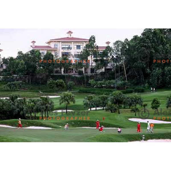 Mission hills golf estate with 10 world class golf courses, Shenzen, China 