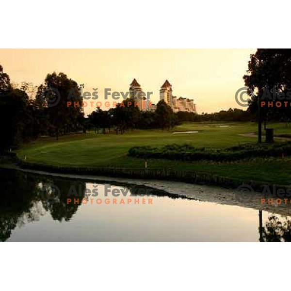 Mission hills golf estate with 10 world class golf courses, Shenzen, China 